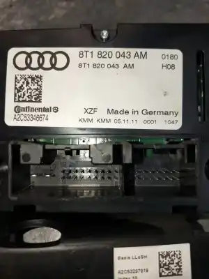Peça sobressalente para automóvel em segunda mão comando de sofagem (chauffage / ar condicionado)  por audi a4 berlina (b8) s line sportpaket / plus referências oem iam 8t1820043am  