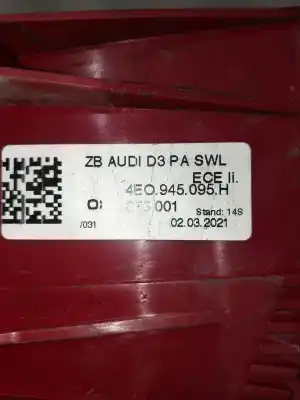 Pezzo di ricambio per auto di seconda mano lampada posteriore sinistra per audi a8 (4e2) 4.2 v8 40v riferimenti oem iam 4e0945095h  