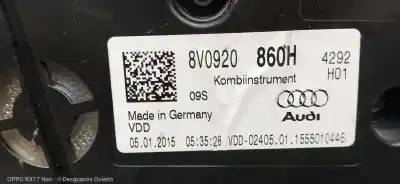 Peça sobressalente para automóvel em segunda mão quadrante por audi a3 sedán (8vs) attraction referências oem iam 8v0920860h  