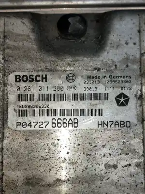 Pezzo di ricambio per auto di seconda mano  per CHRYSLER VOYAGER (RG)  Riferimenti OEM IAM 0281011280 O04727666AB 1039S03503