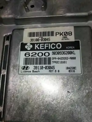 Second-hand car spare part ecu engine control for hyundai i10 1.2 cat oem iam references 3910003045  9030936200kl