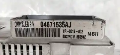 Peça sobressalente para automóvel em segunda mão quadrante por chrysler pt cruiser (pt) 2.0 classic referências oem iam 04671535aj  