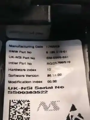 Peça sobressalente para automóvel em segunda mão quadrante por mini mini (r56) cooper referências oem iam 913951901 rg25766510 bm0505531