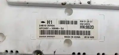 Second-hand car spare part dashboard for nissan note acenta oem iam references 248103vv0a  3vv0a3903331