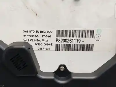 İkinci el araba yedek parçası enstrüman paneli için renault clio ii fase ii (b/cb0) authentique oem iam referansları p8200261119 ns0010686z 216723130