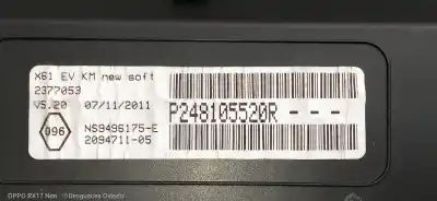 Peça sobressalente para automóvel em segunda mão quadrante por renault kangoo z.e. maxi 2-sitzer referências oem iam p248105520r ns9496175e 2377053