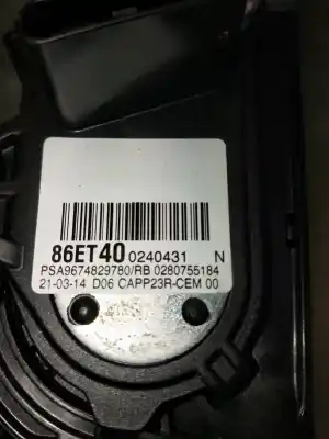 Автозапчасти б/у педальный потенциометр за citroen c4 picasso exclusive ссылки oem iam 9674829780  86et40