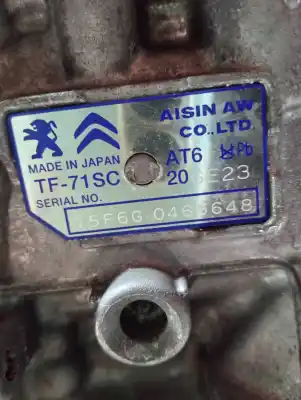 Автозапчасти б/у коробка передач за citroen c4 picasso exclusive ссылки oem iam 20ge23  at6 tf1sc 15f6g0465648