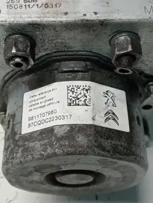 Pezzo di ricambio per auto di seconda mano abs per citroen c4 picasso exclusive riferimenti oem iam 9806742980 9811707980 0265244185
