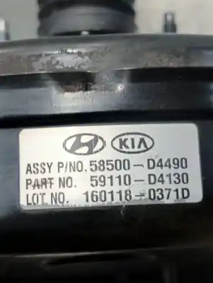 Second-hand car spare part brake servo for kia optima vision oem iam references 58500d4490  59110d4130