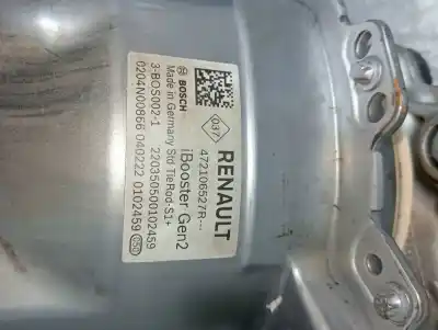 Peça sobressalente para automóvel em segunda mão servo freio por renault zoe intens 69 cv / 51 kw referências oem iam 472106527r  0204n00866