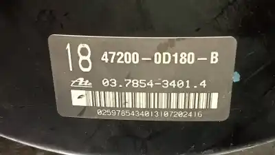 Автозапчастина б/у гальмівний серво для toyota yaris (ksp9/scp9/nlp9) básico посилання на oem iam   