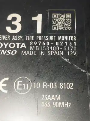 Second-hand car spare part electronic module for toyota auris business oem iam references 8976002131  mb1584005170