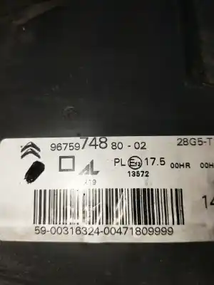 Piesă de schimb auto la mâna a doua far dreapta pentru citroen c4 picasso exclusive referințe oem iam 9675974880  