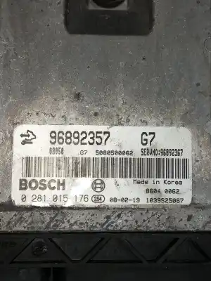 Second-hand car spare part ecu engine control for chevrolet captiva 2.0 diesel cat oem iam references 0281015176  96892357