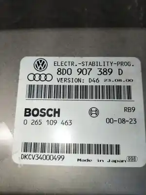 Автозапчастина б/у блок управління abs для audi a4 berlina (b5) a4 b5 посилання на oem iam 0265109463  8d0907389d