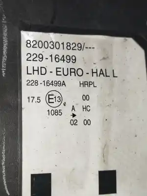 Second-hand car spare part left headlight for renault modus / grand modus (f/jp0_) 1.5dci oem iam references 8200301829  