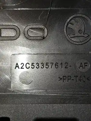 Peça sobressalente para automóvel em segunda mão quadrante por skoda fabia (5j2 ) 1.2 referências oem iam 5j0920811e a2c53357612 a2c53425973