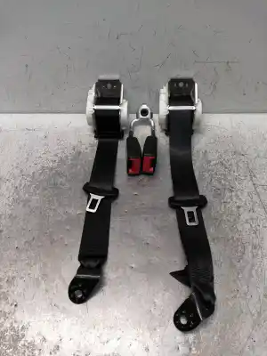 Peça sobressalente para automóvel em segunda mão conjunto de cintos de segurança traseiros por skoda fabia (5j2 ) 1.2 referências oem iam 