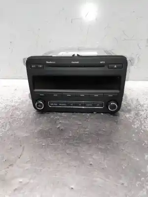 Peça sobressalente para automóvel em segunda mão sistema de áudio / rádio cd por skoda fabia (5j2 ) 1.2 referências oem iam 5j0035161d