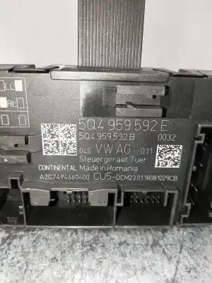 Second-hand car spare part electronic module for seat leon sc (5f5) style oem iam references 5q4959592e a2c7494660400 5q4959592b
