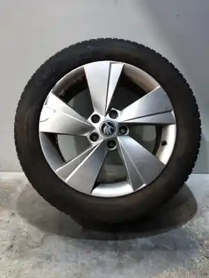Автозапчастина б/у комплект коліс для skoda superb (3v3) active посилання на oem iam  215/55/17 