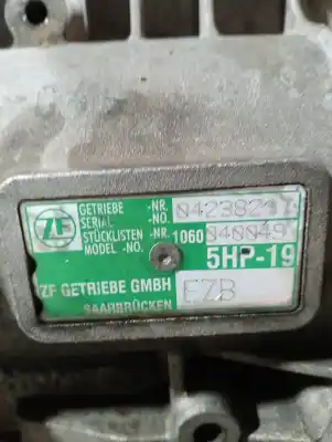 Автозапчастина б/у коробка передач для audi a4 avant (8e) a4 avant 8e посилання на oem iam ezb 1060040049 04238821automatico 040049 5hp19