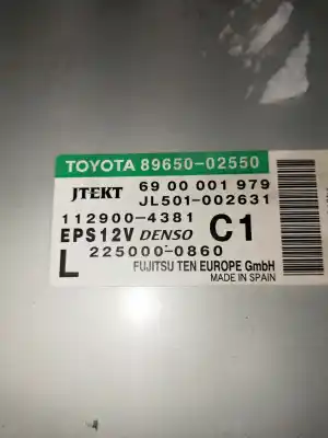 Second-hand car spare part steering control unit for toyota auris active oem iam references 8965002550 jl501002631 2250000860 6900001979 1129004381