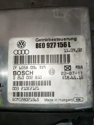 Автозапчастина б/у блок управління акпп для audi a4 avant (8e) a4 avant 8e посилання на oem iam 0260002810 6058006319 bosch 8e0927156l