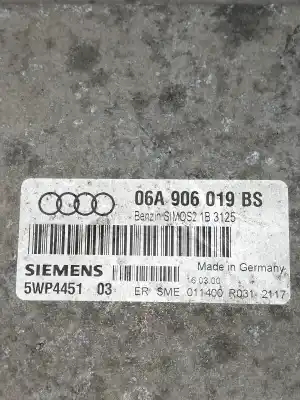 Автозапчасти б/у блок управления двигателем за audi a3 (8l) * ссылки oem iam 06a906019bs  5wp445103