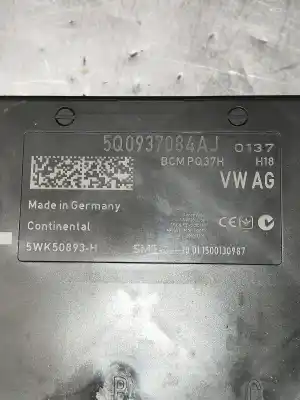 Pezzo di ricambio per auto di seconda mano modulo elettronico per seat leon sc (5f5) style riferimenti oem iam 5q0937084aj  5wk50893h bcmpq37h
