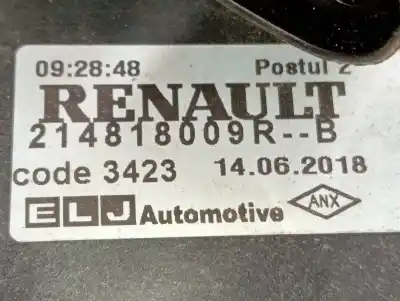 Peça sobressalente para automóvel em segunda mão termoventilador elétrico por renault clio iv limited referências oem iam 214818009rb  