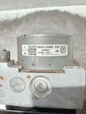 Peça sobressalente para automóvel em segunda mão abs por citroen c4 iii (ba_, bb_, bc_) 1.2 puretech 130 (bahnsa, bahnsb) referências oem iam 9846124980 10091739513 10022025244