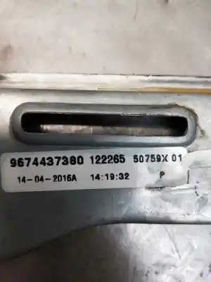 Second-hand car spare part rear left window regulator for citroen c-elysee (dd_) 1.6 bluehdi 100 oem iam references 9674437380  50759x01