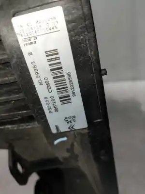 Peça sobressalente para automóvel em segunda mão termoventilador elétrico por citroen c-elysee (dd_) 1.6 bluehdi 100 referências oem iam 9812028580 m159983 6120160015445