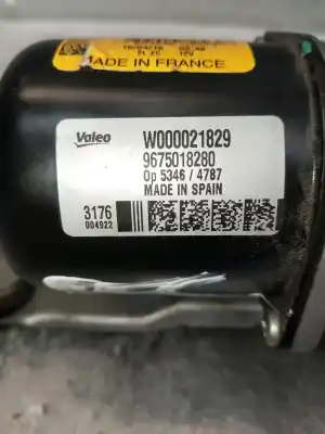 Peça sobressalente para automóvel em segunda mão motor do limpa para brisas por citroen c-elysee (dd_) 1.6 bluehdi 100 referências oem iam w000021829 w000032564 9675018280
