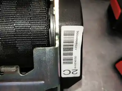 Peça sobressalente para automóvel em segunda mão conjunto de cintos de segurança traseiros por citroen c-elysee (dd_) 1.6 bluehdi 100 referências oem iam   