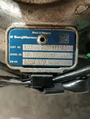 Pezzo di ricambio per auto di seconda mano turbocompressore per ford c-max 2.0 tdci cat riferimenti oem iam 53039700394  k03-9807873180