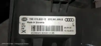 Second-hand car spare part left fog light for audi a3 sedán (8vs) attraction oem iam references 8v0941699b  