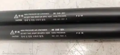 Peça sobressalente para automóvel em segunda mão amortecedor do capô por chevrolet lacetti se referências oem iam 96548931  