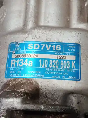 Автозапчастина б/у компресор кондиционера для audi a3 (8l) 1.9 tdi ambiente посилання на oem iam 1j0820803k  