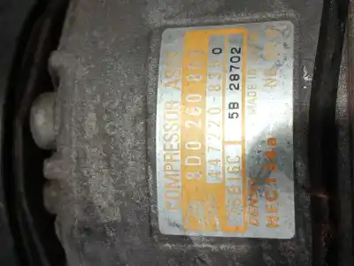 Peça sobressalente para automóvel em segunda mão compressor de ar condicionado a/a a/c por audi a4 berlina (b5) a4 b5 referências oem iam 8d0260808 7sb16c 4472208350