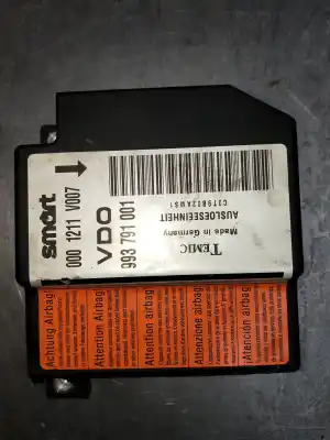 Peça sobressalente para automóvel em segunda mão kit airbag por smart coupe 0.6 turbo cat referências oem iam 001211v007  993791001