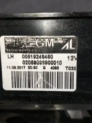 Second-hand car spare part left tailgate light for opel combo d-y17ct oem iam references 00519248460  02058099900010
