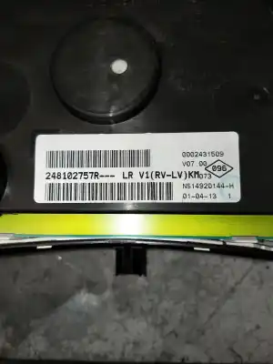 Peça sobressalente para automóvel em segunda mão quadrante por dacia sandero podium referências oem iam 248102757r  