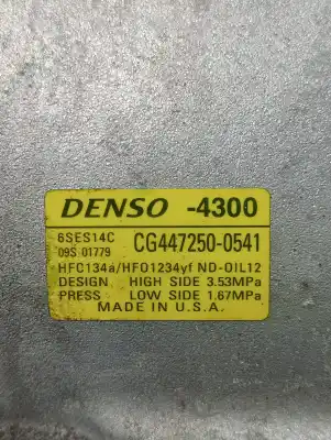 Second-hand car spare part air conditioning compressor for kia optima vision oem iam references cg4472500541  6ses14c