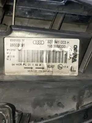 Second-hand car spare part left headlight for audi a2 (8z) a2 oem iam references 8z0941003h 89303091 1853868000