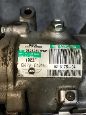 Second-hand car spare part air conditioning compressor for mini mini (r56) one d oem iam references sd6v121923f  921317504