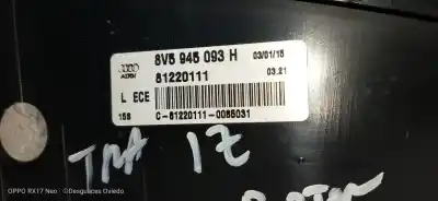 Second-hand car spare part interior left tailgate light for audi a3 sedán (8vs) attraction oem iam references 8v5945093h  81220111