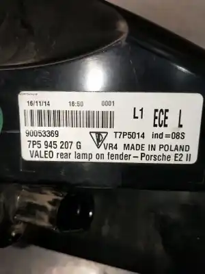 Автозапчасти б/у левый задний фонарь за porsche cayenne (typ 92aa) diesel ссылки oem iam 7p5945207g  90053369